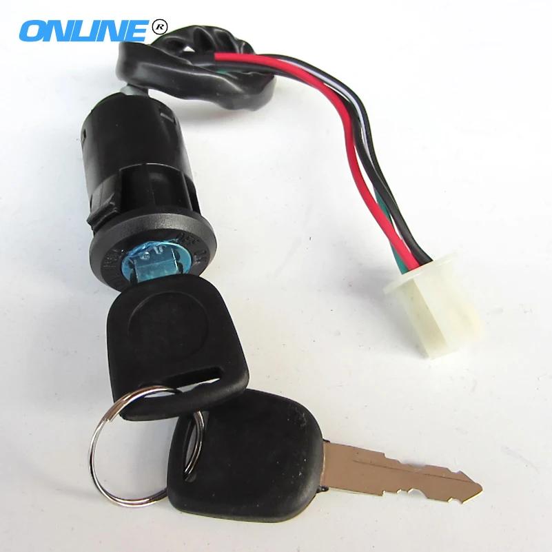 

Universal Motorcycle Ignition Switch Lock Key ATV Dirt Bike 90cc 110cc Fit Motor Moped Buggy Scooters Motorcycle Parts