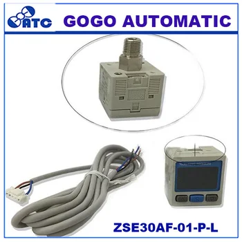 

SMC type 2-Color Display High-Precision Digital Pressure Switch ZSE30AF-01-P-L Pressure sensor -100-100Kpa