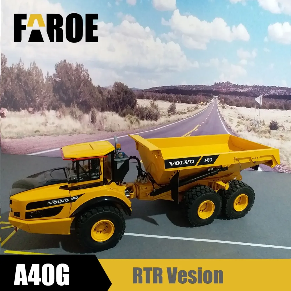 Hydraulic RC Articulated Hauler, Dump Truck Tandem Trucks, 60 OFF