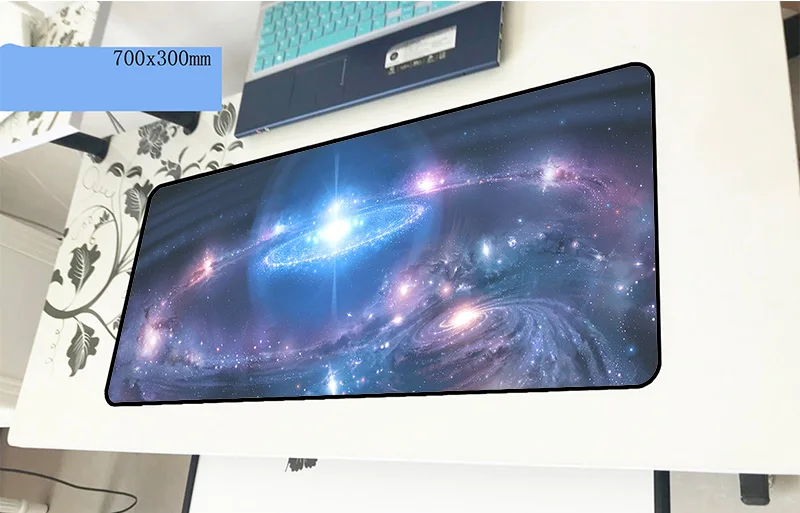 Galaxy коврик для мыши с массовым рисунком компьютерный геймер mause коврик 70x30 см популярный Коврик Для Мыши Эргономичный гаджет настольные коврики