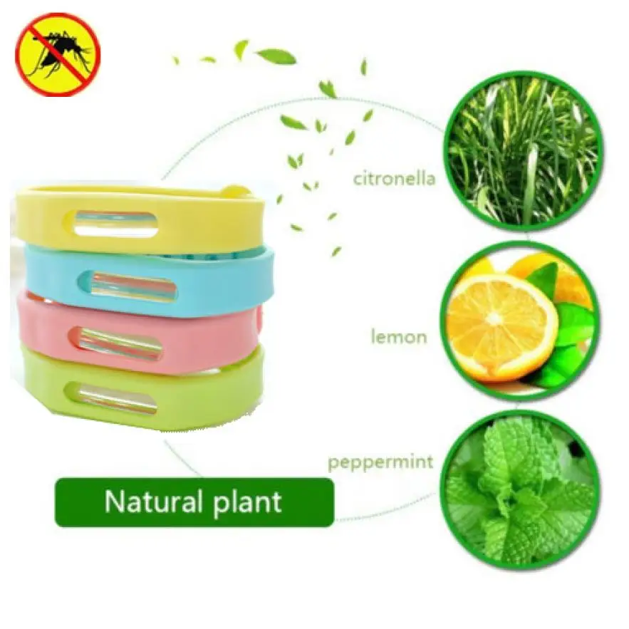 

1Pc Safe Anti Mosquito Repellent insect Bracelet Waterproof Spiral Wrist Band Outdoor Indoor Insect Protection Baby Pest Control
