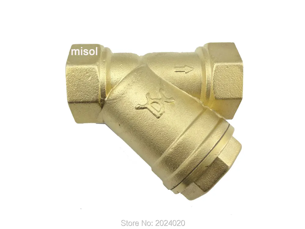 10 единиц латунь 3/" DN20 Y Тип клапан с фильтром подсоединительный фитинг