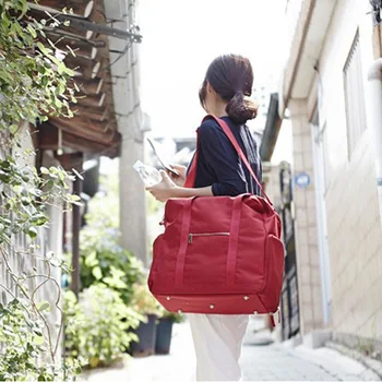 

Shoulder Mommy bag female long-distance short-distance clothing shoes luggage package travel storage Large capacity packet