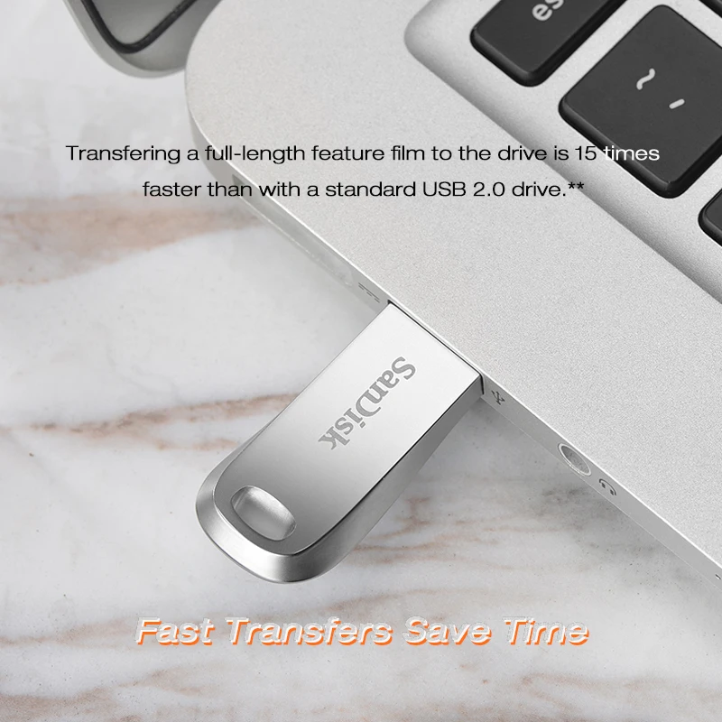  SanDisk Luxe USB 3.1 pen drive 128gb 64gb up to150MB/s Memoria Usb 3.0 Flash Drive 32gb 16gb metal 