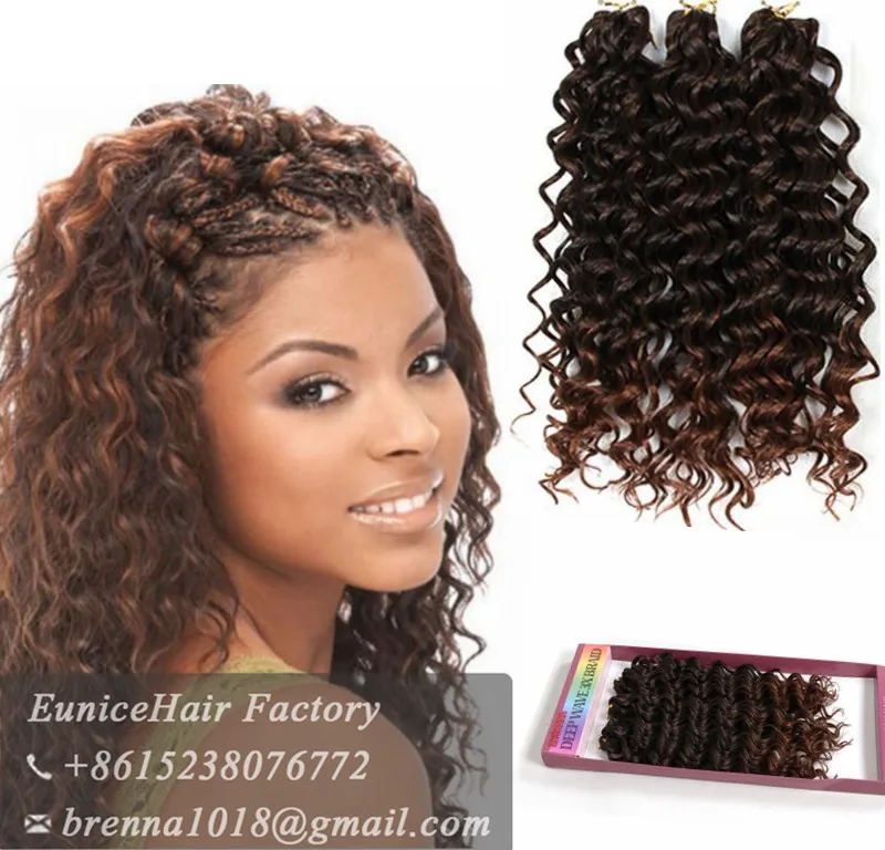 Synthetic braiding hair Classic Nature Deep wave Hair Extension