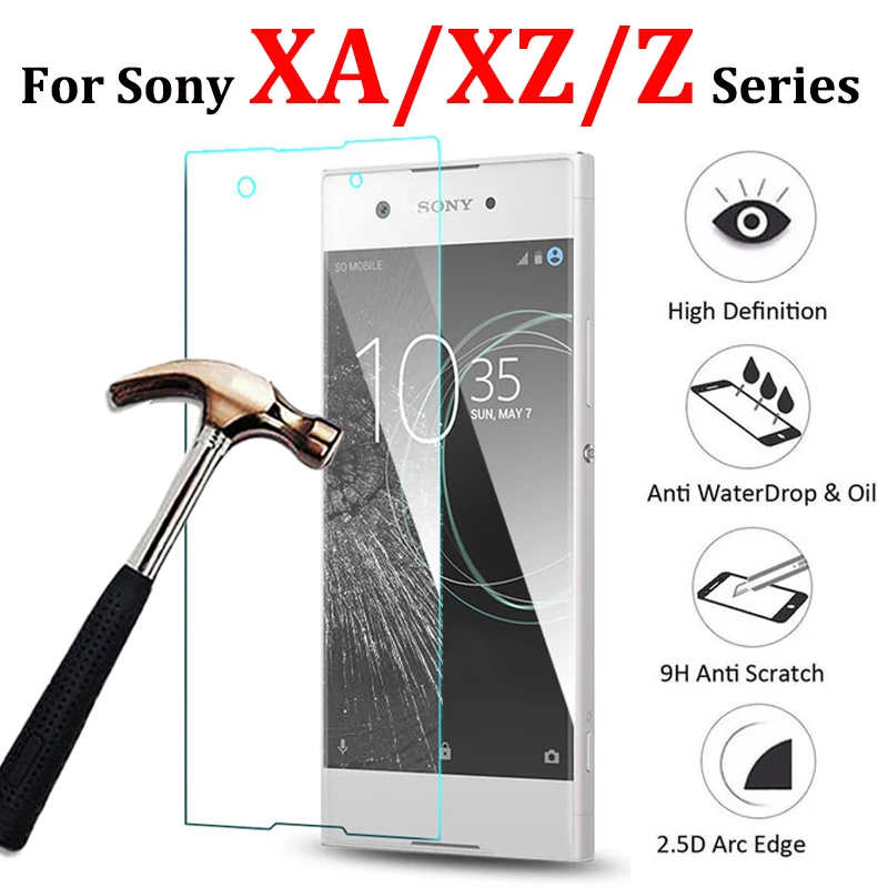 Защитное стекло для sony xperia xz1 для sony xa2 glas xa xz xz1 xa1 z1 z2 z3 z5 xa2 ultra plus защита экрана 2.5d 9h