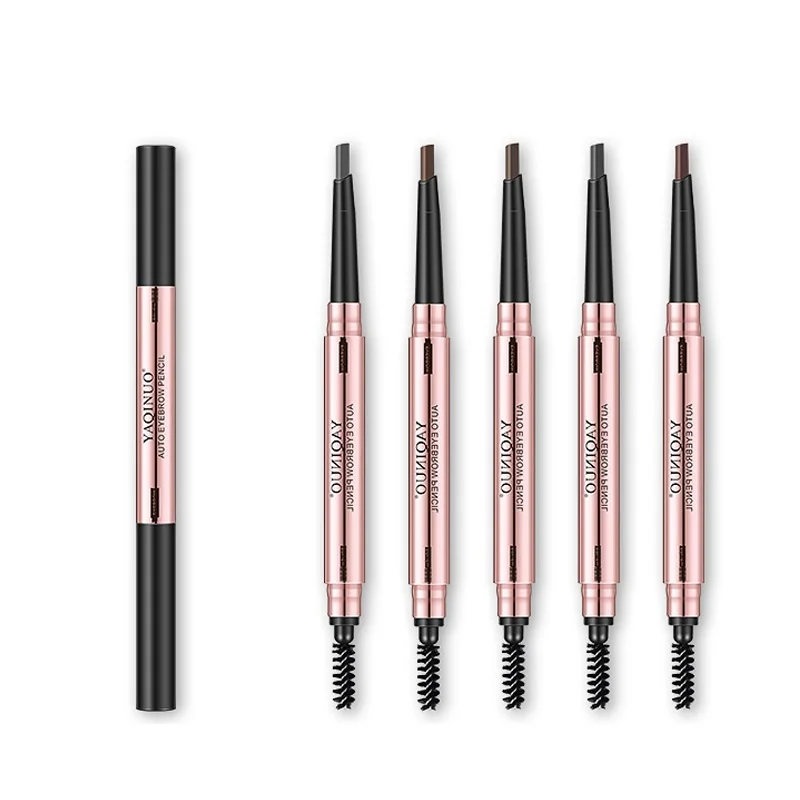 1PC Double-head Eyebrow Pencil Eyes Makeup Eye Brow Enhancer Women Make up Cosmetics Creamy Brows Pen with Brush 1PC Double-head Eyebrow Pencil Eyes Makeup Eye Brow Enhancer Women Make up Cosmetics Creamy Brows Pen with Brush