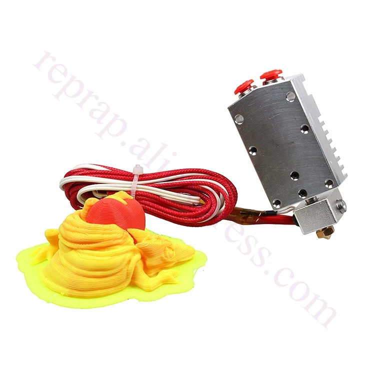 Новый дизайн 2017 года экструдер Cyclops 2 в 1 Hotend Bowden цвета совместимый с Экструдером