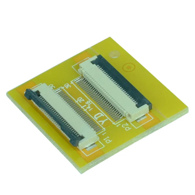 1 шт. Шаг 0 мм Гибкий плоский кабель FFC FPC расширение PCB 6 P 8 10 12 14 16 20 22 24 26 30Pin |
