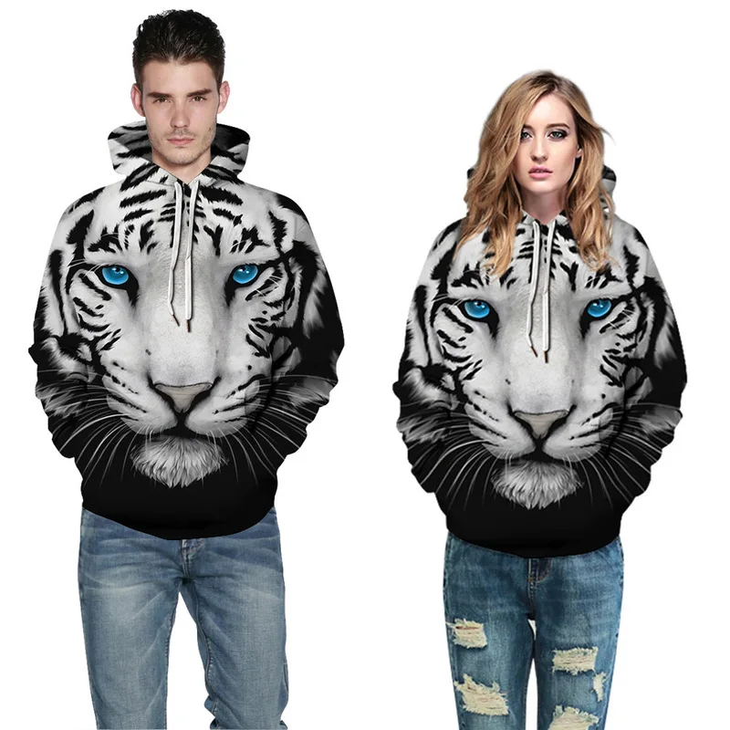

RUNNING CHICK Animal Digital Printing Street Lovers'Wear in Autumn and Winter