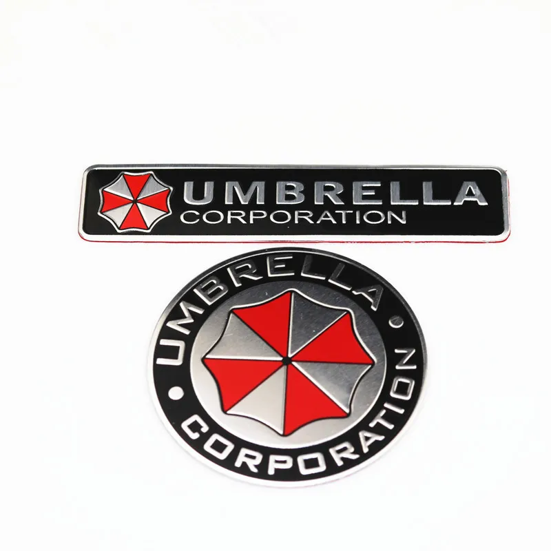 Car styling 3D car stickers Aluminum alloy Umbrella corporation Resident Evil decals emblem decorations badge auto accessories | Автомобили