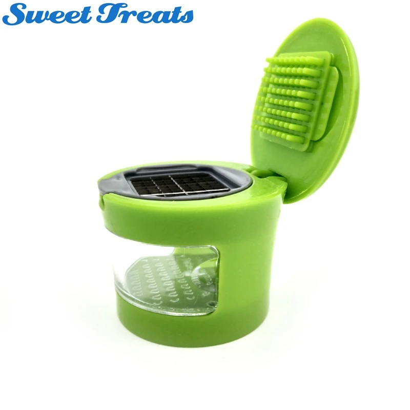 Garlic Chopper Slicer Dicer Grater Miniature Alligator Press for Soft ...