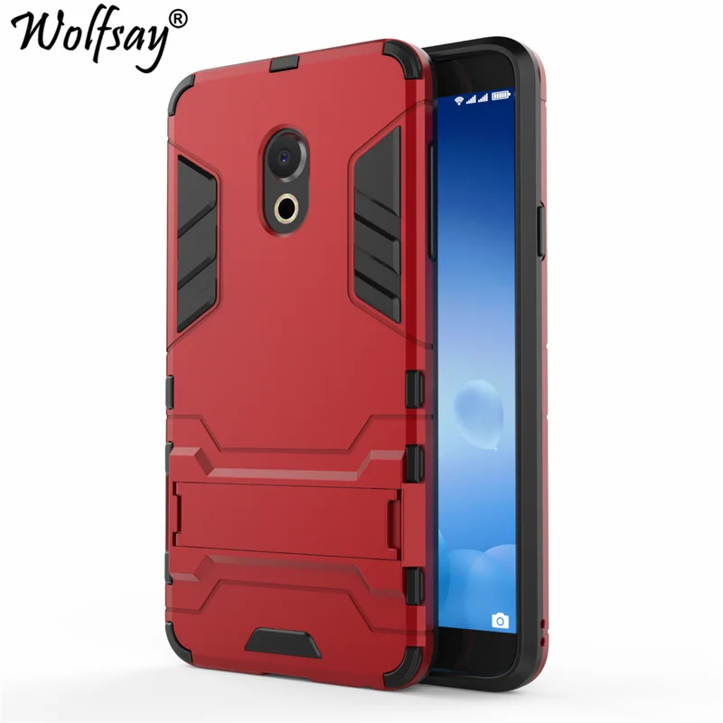Чехол Wolfsay для Meizu 15 Lite тонкий чехол из поликарбоната + мягкая резиновая броня