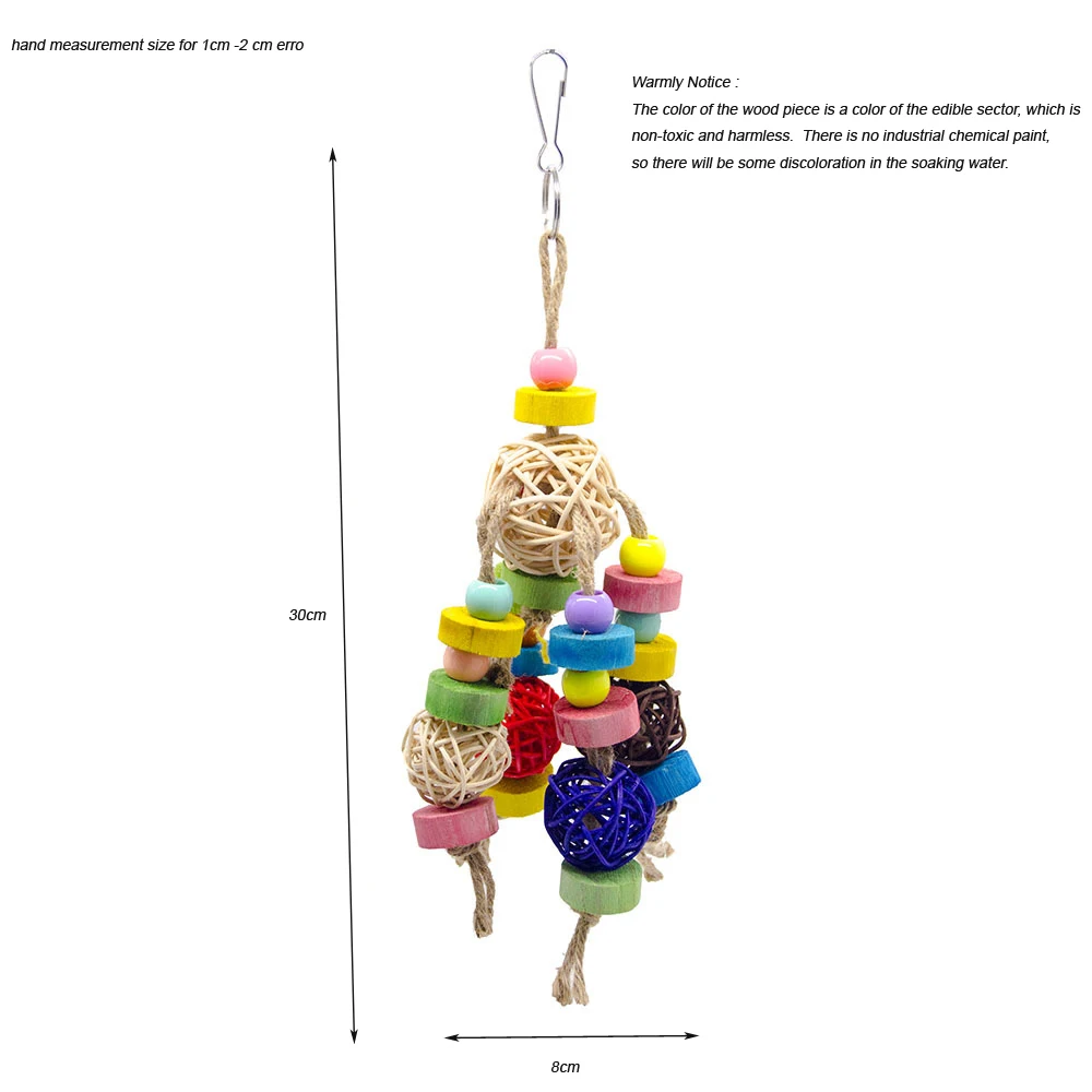 Pet для птичьего клюва мяч сепактакрау висячая веревка для попугая игровой инструмент красно-однобортный Попугай Висячие игрушки-Жвачки для птиц попугаев