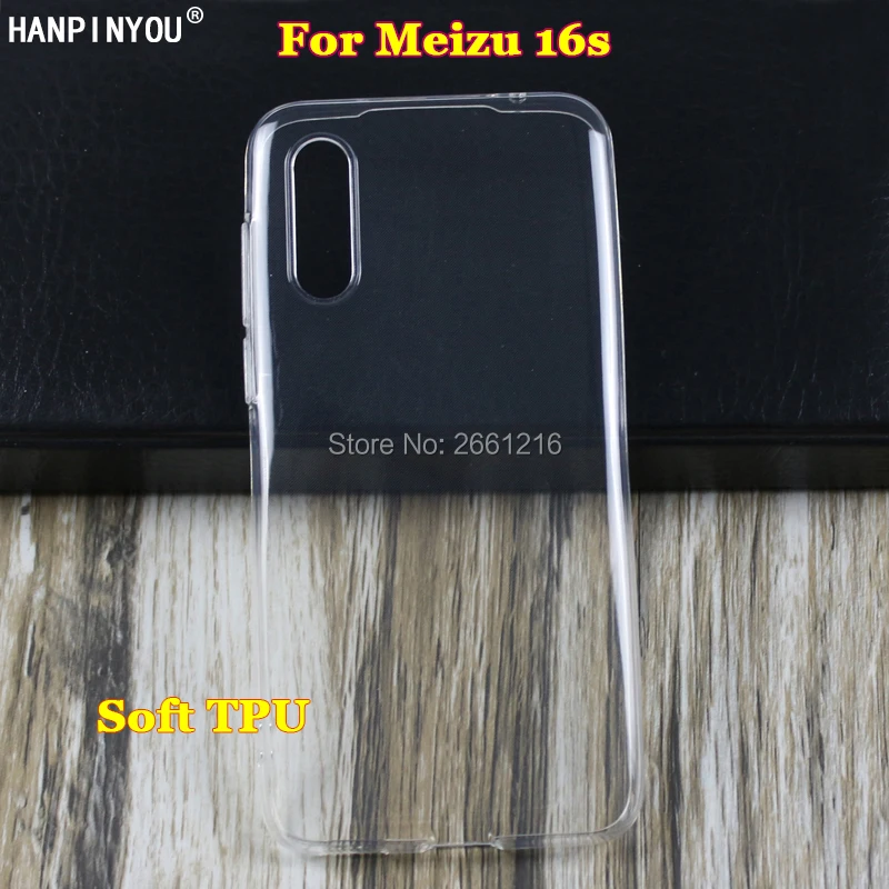 For Meizu 16s 6.2&quot New Ultra Thin Soft TPU Camera Protect Silicon Gel Transparent Case Back Cover | Мобильные телефоны и