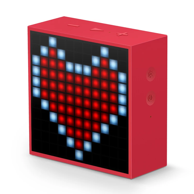 Divoom TIMEBOX мини беспроводной Bluetooth светодиодный портативный динамик винтажный