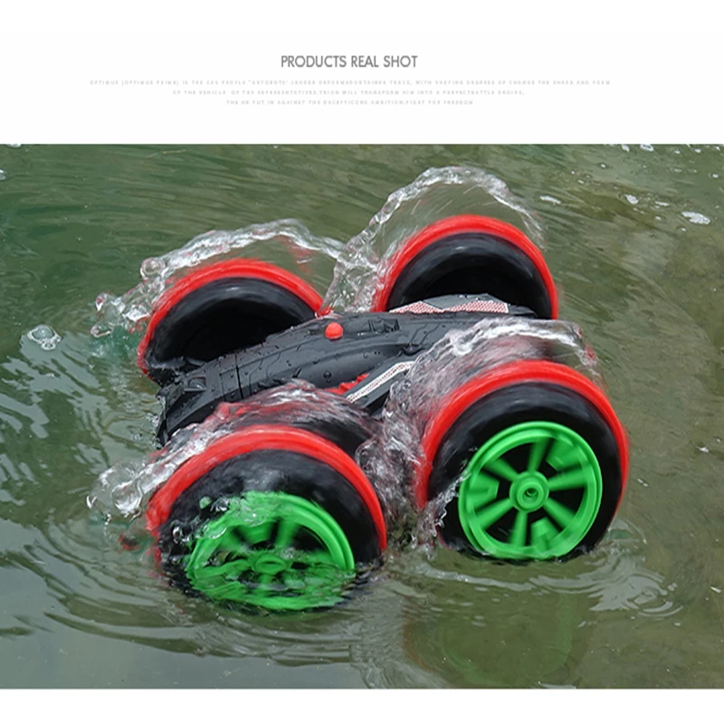 RC автомобиль багги 2 4G 4WD мощный экстремальный трюк амфибий Дистанционное