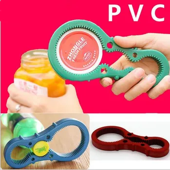 

Fashion Hot Bottle Jar Opener Multi-Opener can tin handy flexible rubber Screw Cap Device Kitchen Tools