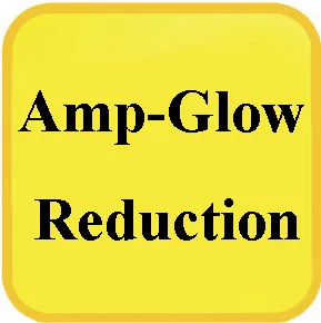 amp-glow reduction