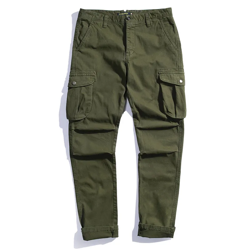 Covrlge мужские брюки с манжетами Модные мужские тактические брюки Военная карго одежда чиносы хаки брюки спортивный костюм низ MKX031 - Цвет: Armygreen