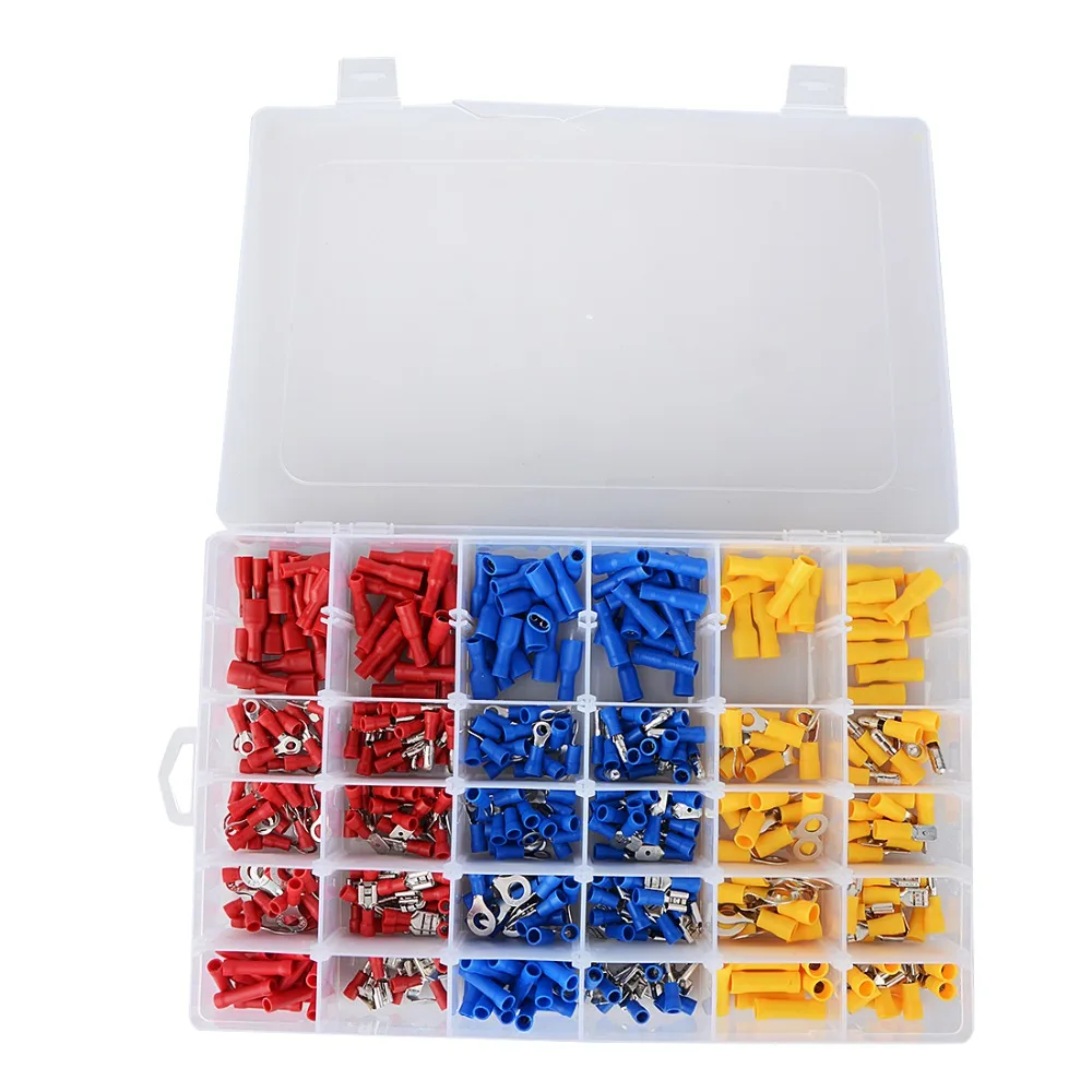 480-pcs-Electrical-Wire-Crimp-Terminals-Kit-Insulated-Terminator-Spade-Butt-Connectors-Red-Yellow-Blue-Assorted (4)