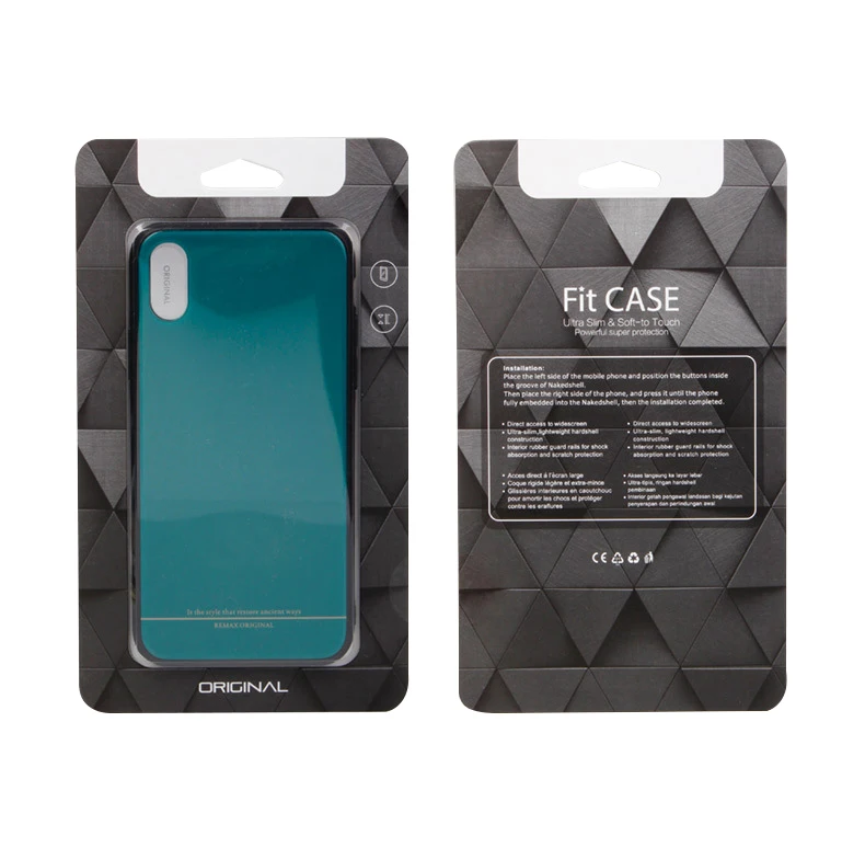 

200 pcs Wholesale OEM retail packaging box for cell phone case for iPhone X case gift box with custom design for iPhone 7 case