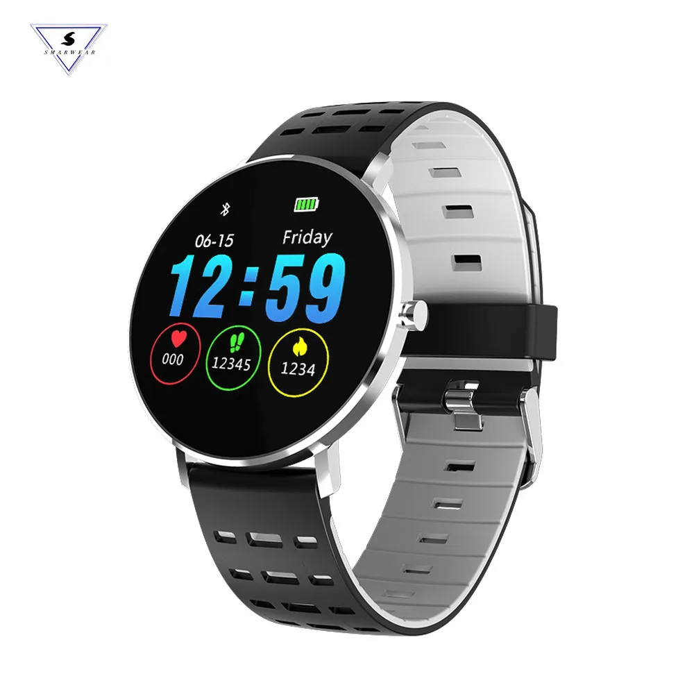 

Thinner Smart Watch L6 Full Screen Touch Ip68 Waterproof Multiple Sports Mode Wristband Diy Watch Face 250mAh Fitness Bracelet