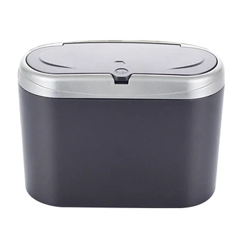 

Multifunctional Flip Cover Car Auto Trash Rubbish Garbage Bin Dust Organizer Storage Box Accessories for Nissan Mercedes