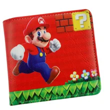 Super Mario Bag Wallet Purse Bros PU Leather Short Wallet Purse Bag Messenger Game Cosplay Girl Women Gift