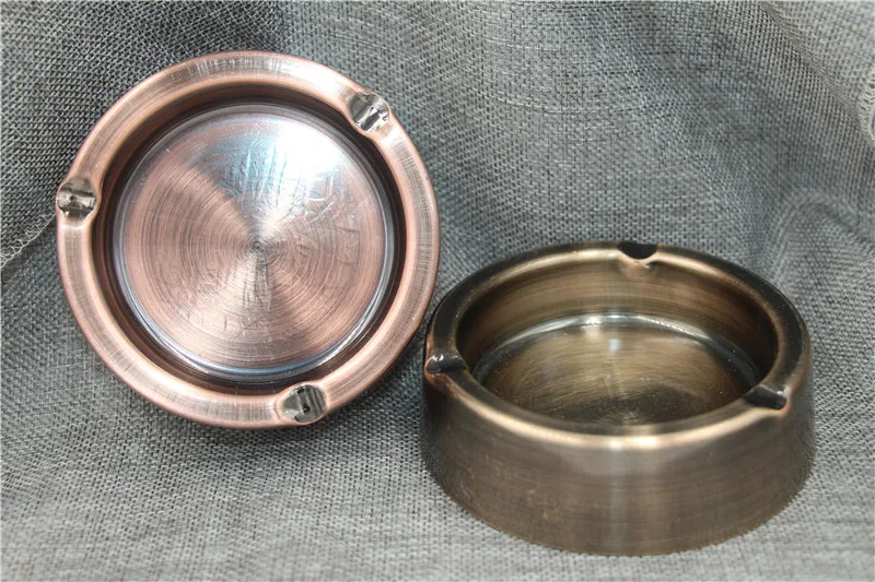 Senza Fumo Metallo Rotonda Posacenere Infrangibile Vassoio Di Cenere Di Sigaretta Di Lusso Europeo Ottone Antico Bronzo Di Tabacco Sigaro Posacenere Portatile Round Ashtray Portable Ashtrayash Tray Aliexpress