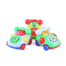 1 предмет Горячая с изображением забавных милых музыка для мобильного телефона с изображением персонажа мультфильмов детские игрушки Симпатичные Музыка телефона, машины Обучающие Развивающие игрушки подарок для детей