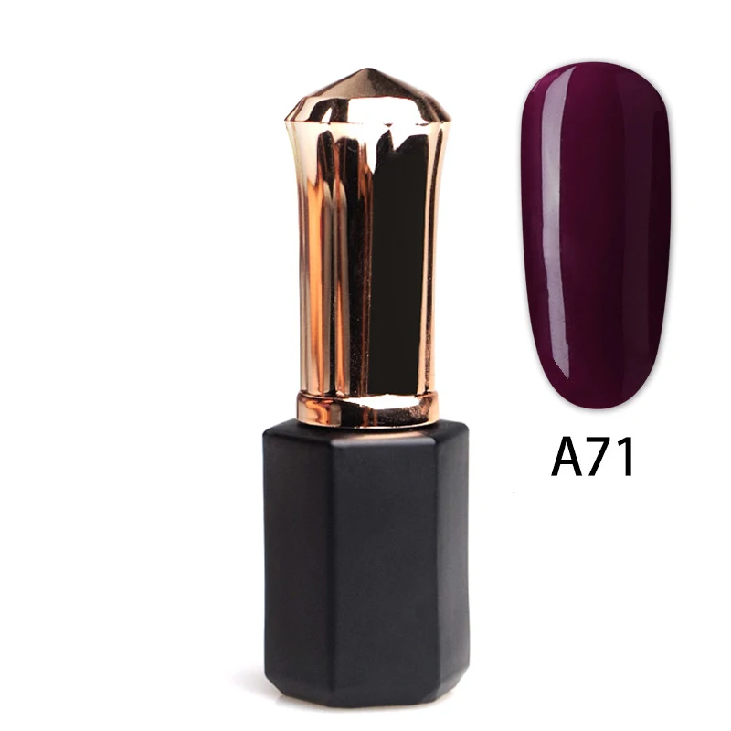 New Arrival 12ml Red Gel Varnish Soak Off UV LED Gel Nail Polish Base Coat No Wipe Top Color Gel Polish - Цвет: A71