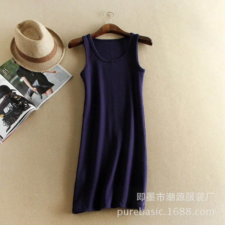 Little Long Cotton Women Sexy Soft Tank Tops Solid Sleeveless Vest,Camisole Vest Top Cropped for Ladies woman