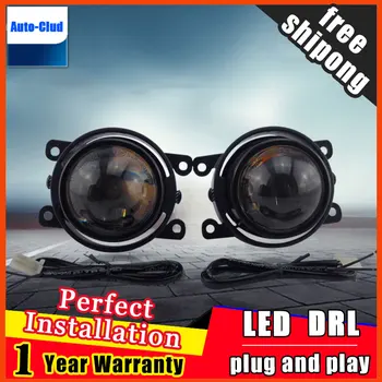 

Car Styling HID Double light lens fog lamp for CHANA CX20 2014-2016 CX20 foglight 2 function