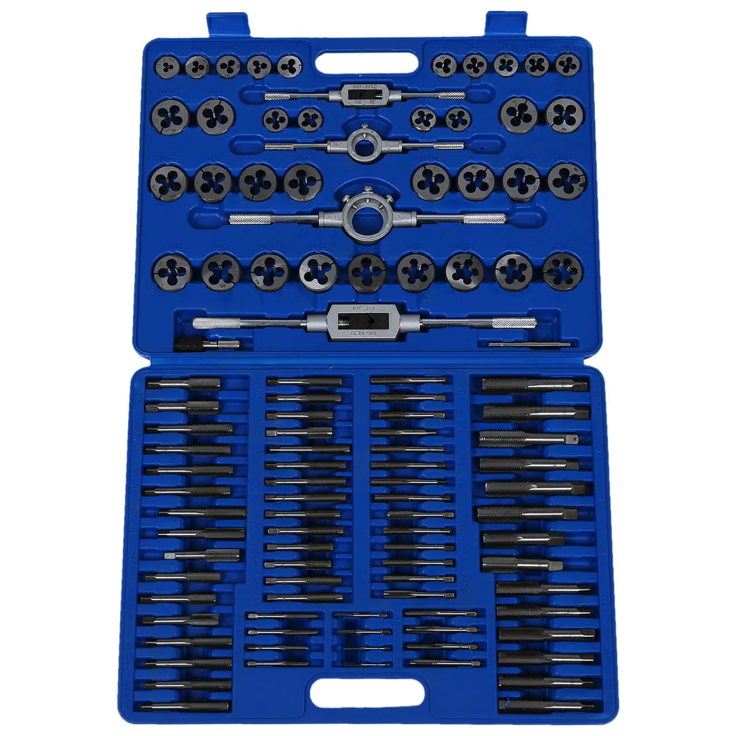 

AYHF-110pcs Tungsten Wrench Tap and Die Set Cutter Kit Metric Steel Screw Bolt Case Red