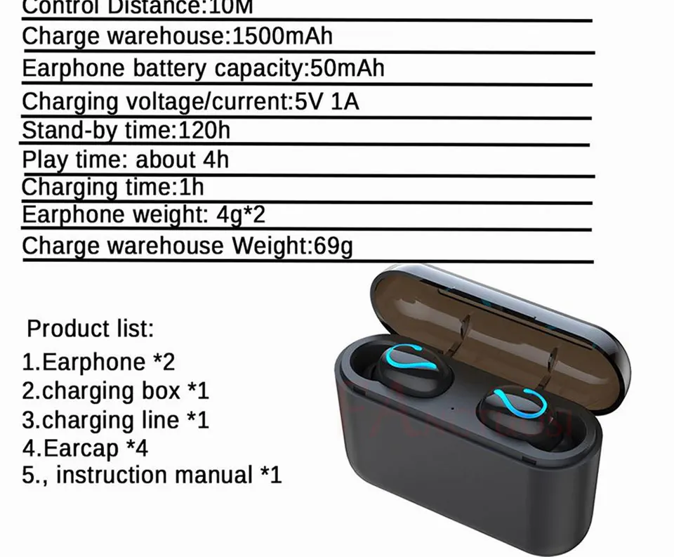 FANGTUOSI новые TWS 5,0 Bluetooth наушники стерео Беспроводная гарнитура Handsfree спортивные наушники с микрофоном и зарядным устройством