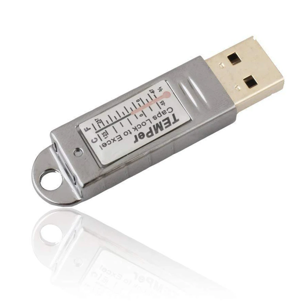 

USB Thermometer Tools Data Logger PC Tester Analysis Weather Computer Laptop Alarm Machine Room Metal Temperature Sensor