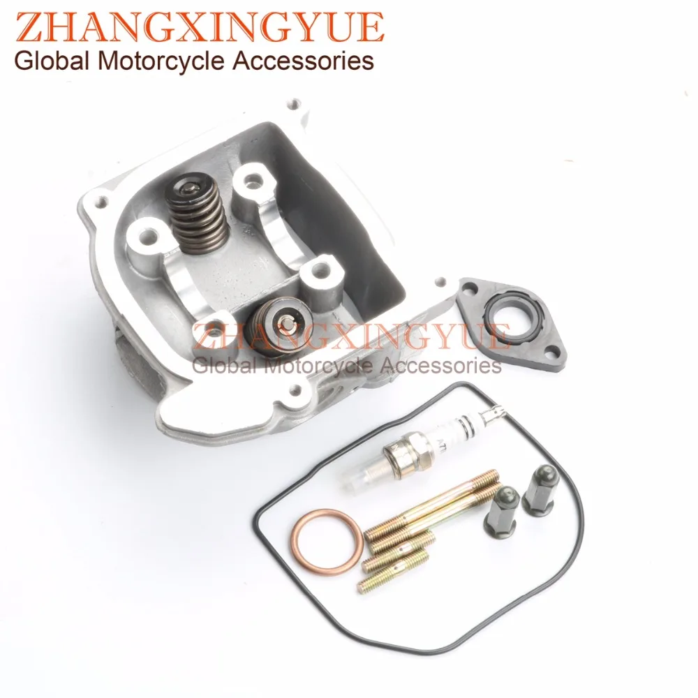 

39mm-52mm NON EGR Cylinder Head Kit & Bolt & A7TC Spark Plug for Tec Rpnner Arvini 50 Pointer 50 GY6 50cc 139QMB 4T