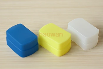 

3 color white+yellow+blue Camera Flash CAP Diffuser BOUNCE DOME Soft Box For Canon speedlite 580EX 580 EX II