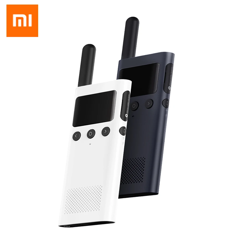 Xiaomi Mijia Smart Walkie Talkie 1S с FM радио ручной военный высокой мощности Ультратонкий дальний открытый путешествия