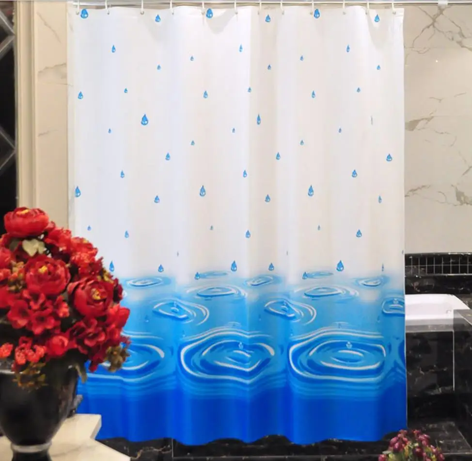 Buy Free shipping shower curtain Waterproof curtain, bathroom partition door