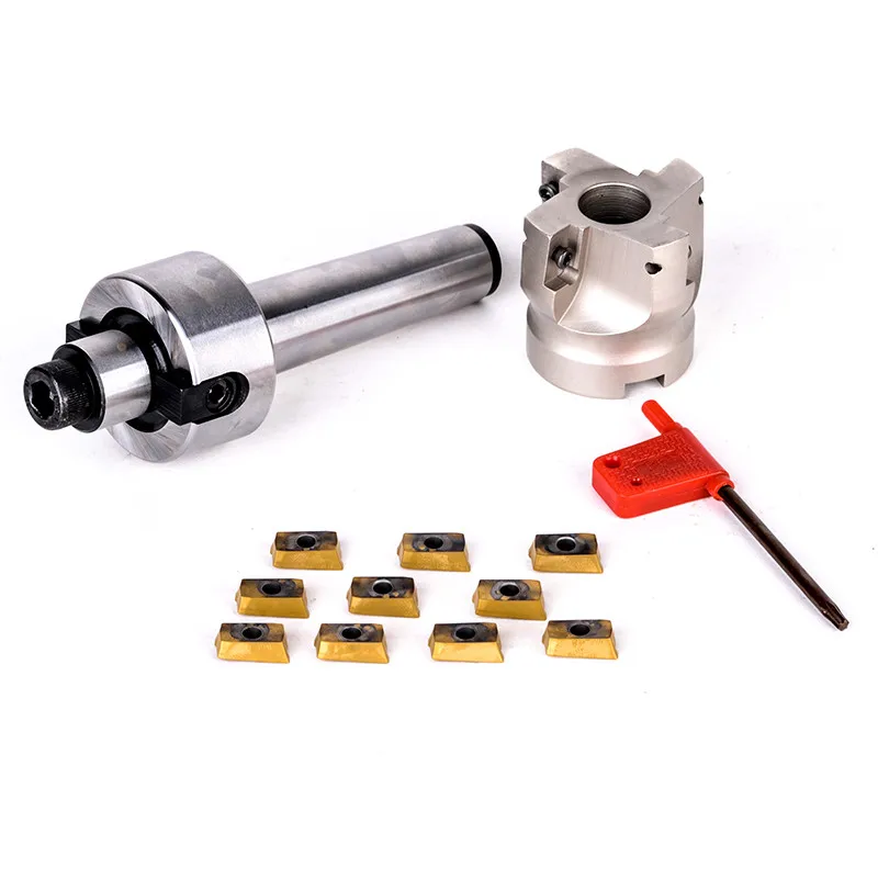 High Quality MT3 FMB22 M12 Shank 400R 50 22 Face Milling CNC Cutter With 10pcs APMT1604