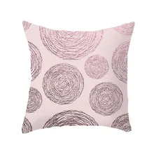 

45x45cm Square Cushion Covers Rose Gold Printed Back Cushion Covers Decorative Pillow Covers Valentine's Day Gift Cases