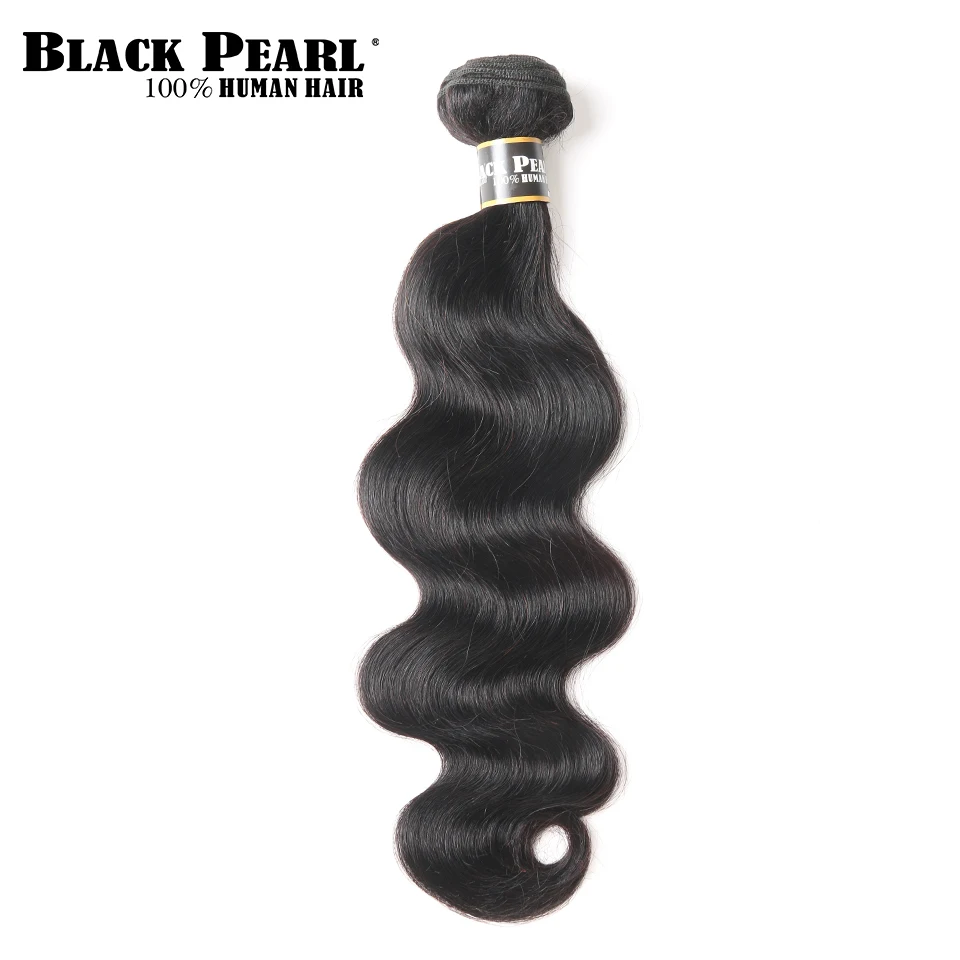 Pérola negra Pré Colored Feixes de Cabelo