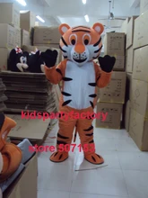 Sommer heißer verkauf!! Neue Erwachsene tiger katze mit anzüge schuhe hände maskottchen kostüm-fantasie-partei kleid Halloween kostüm