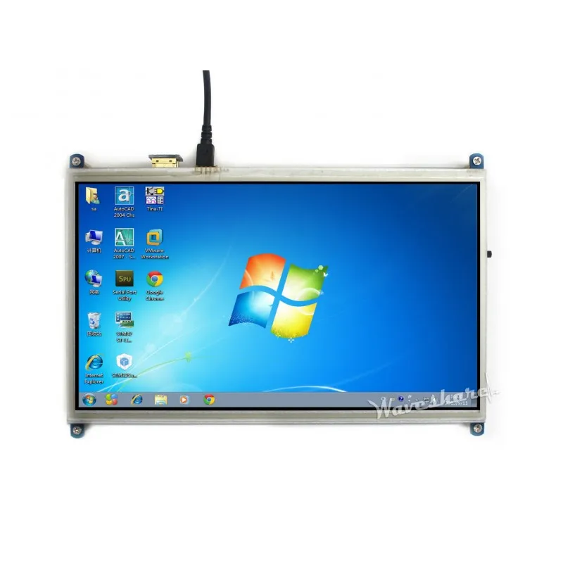 Waveshare 10 1 дюймовый HDMI LCD 1024*600 разрешение резистивный сенсорный экран для Raspberry Pi