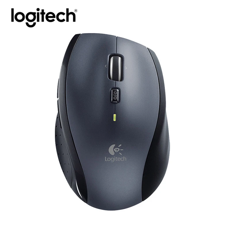 Беспроводная игровая мышь logitech M705 для ноутбука, ПК, оригинальные лазерные геймерские мыши, эргономичный приемник для компьютера