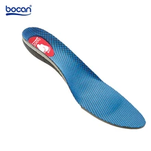 Bocan Orthopedic insoles for flat foot arch support cushion shock absorption pads for sport running 2 sizes shoe insole for 6009