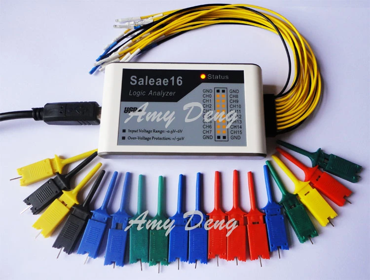 

logic16 USB 16 100M ARM FPGA logic analyzer decodes weapon