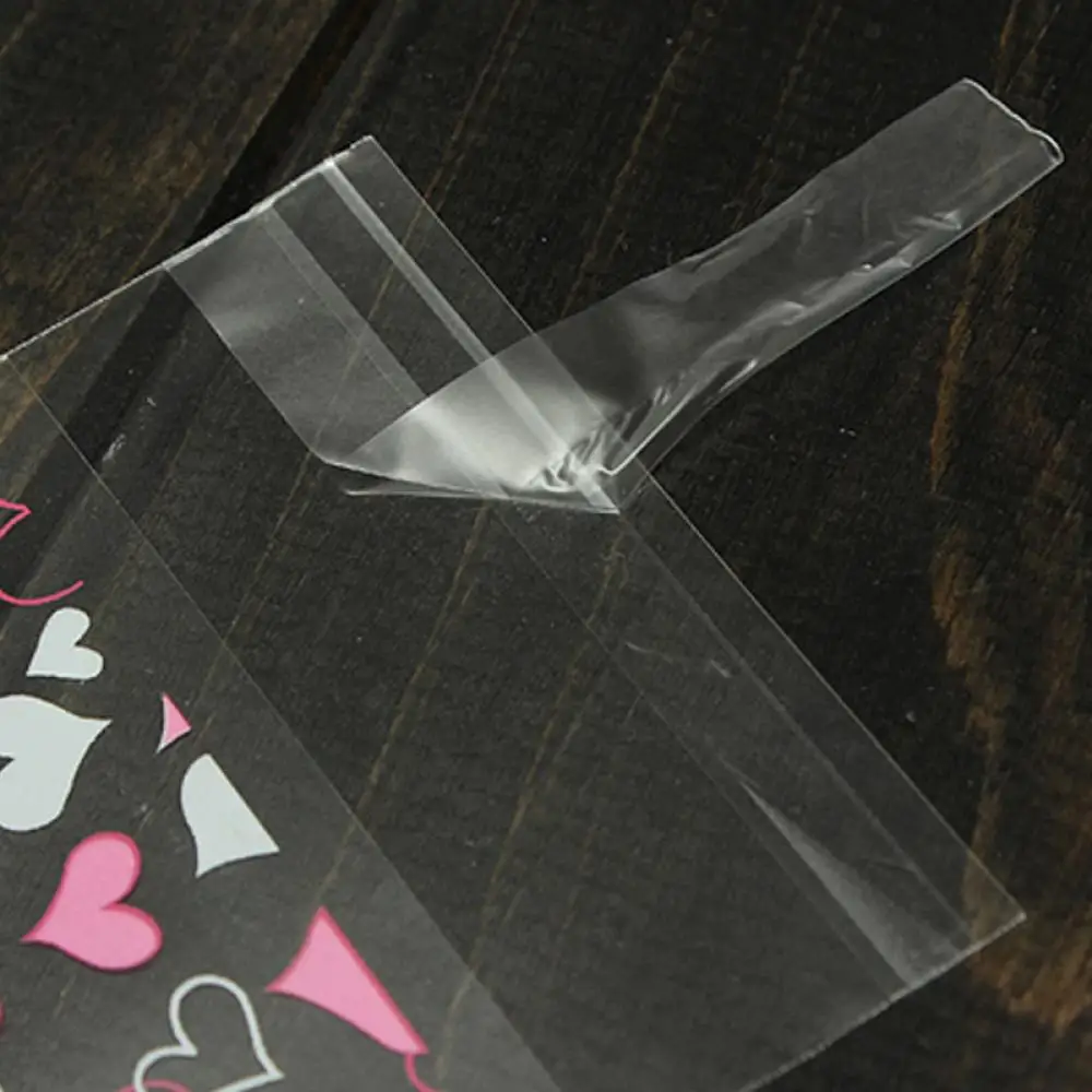 

100Pcs Self Adhesive Cookie Candy Package Gifts Bag Party Birthday Wedding Wrapping Bags fondant cake decorating Pastry